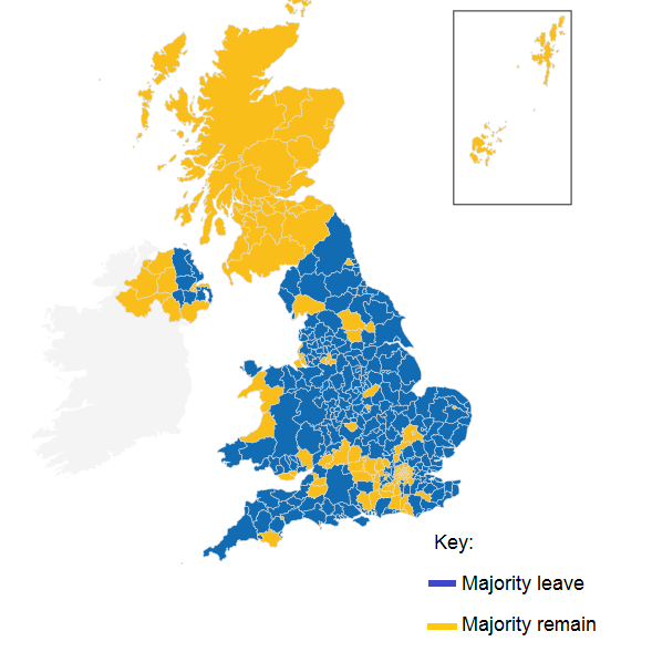 Brexit geography